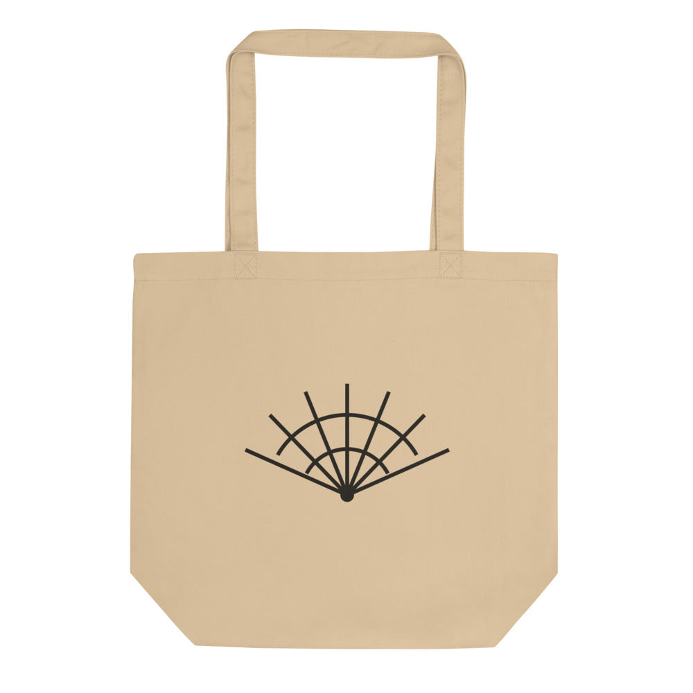 Radial Tote, Oyster, front print