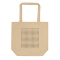 Grid Break Tote, Oyster, front print