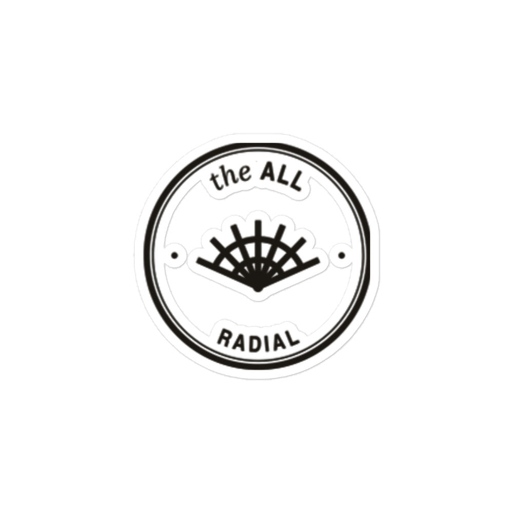 Radial seal sticker