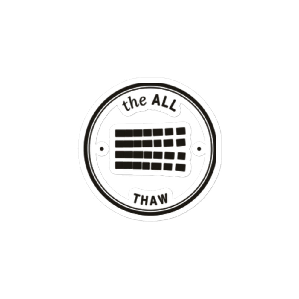Thaw seal sticker