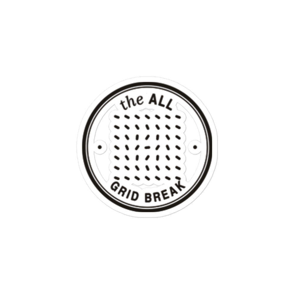 Grid Break seal sticker