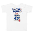 Shovel Squad toddler tee, White front print