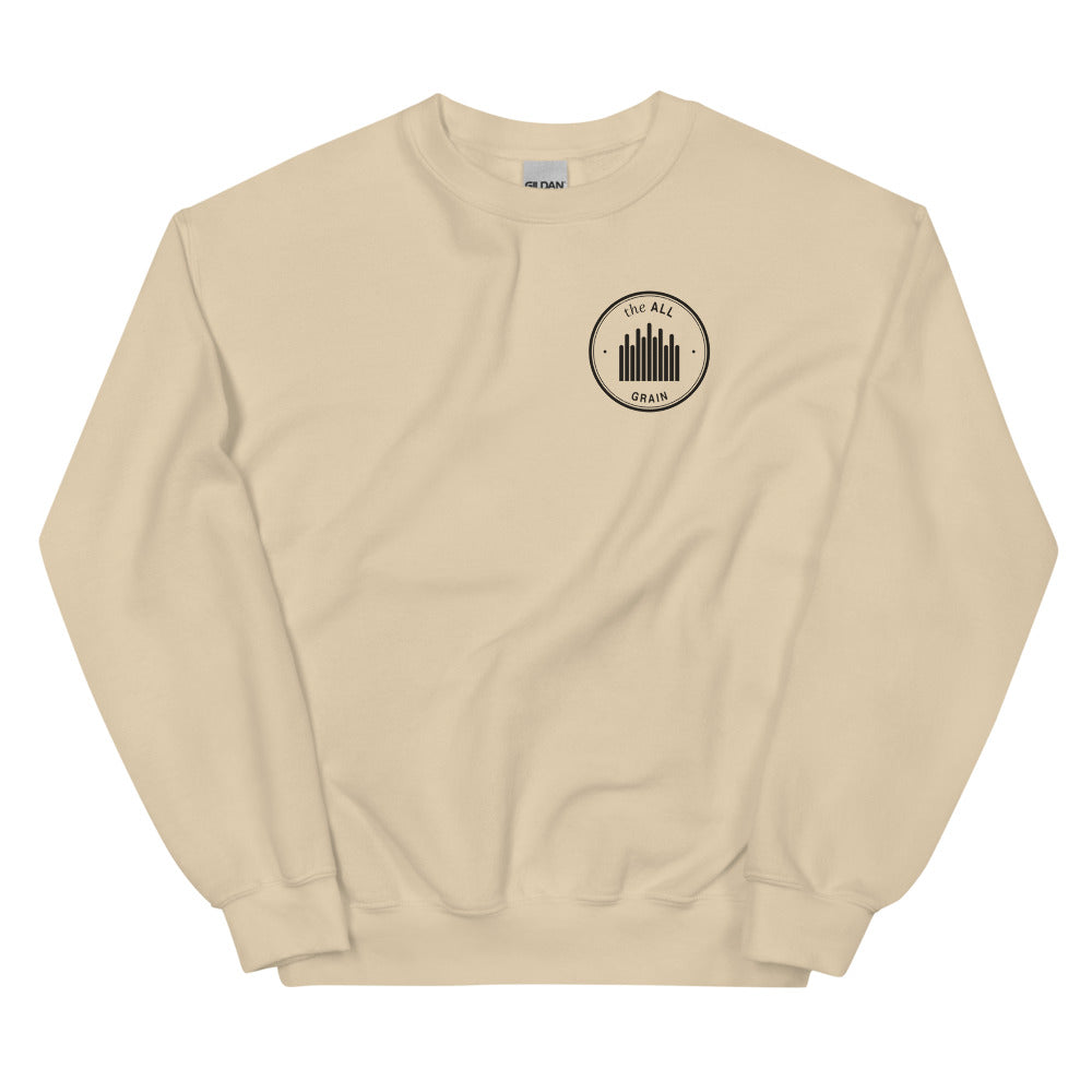 Grain Crewneck, Front chest patch