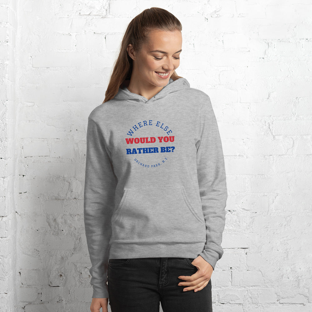 Athletic Heather front on model