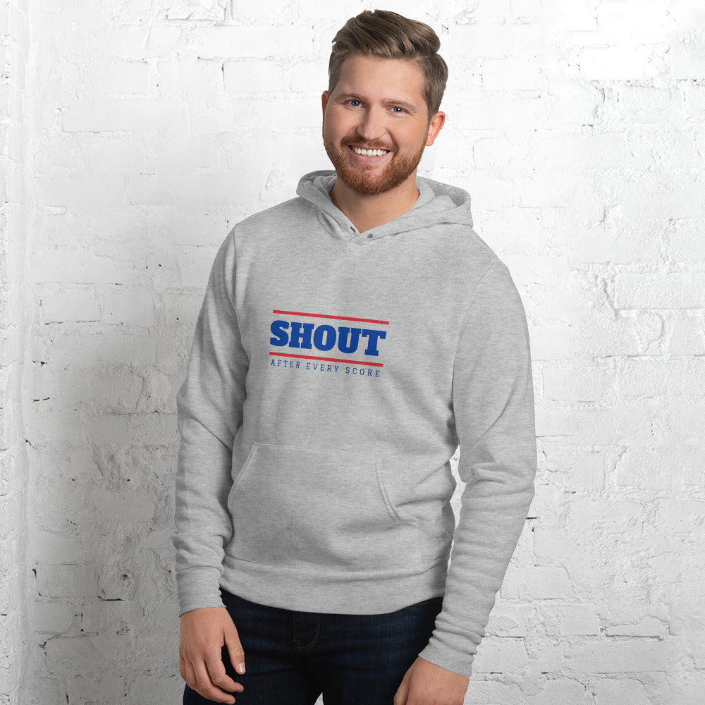 Athletic Heather front on model