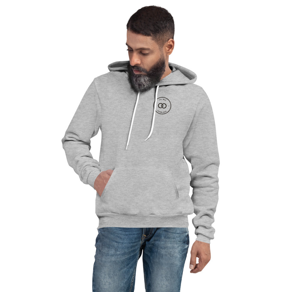 Interlock Hoodie, Front on model