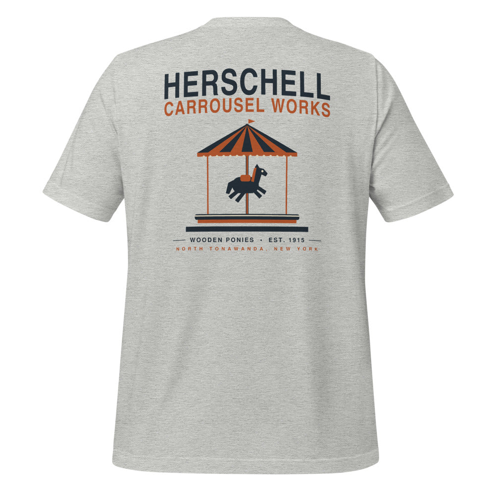 Athletic Heather back print