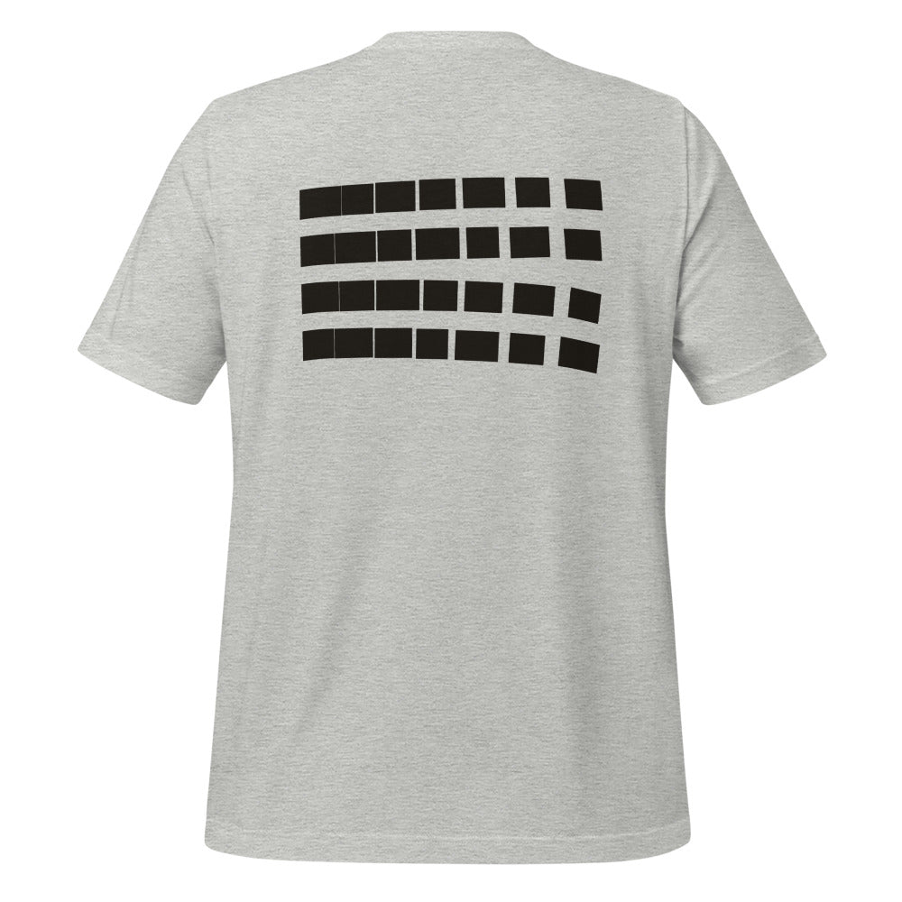 Athletic Heather back print