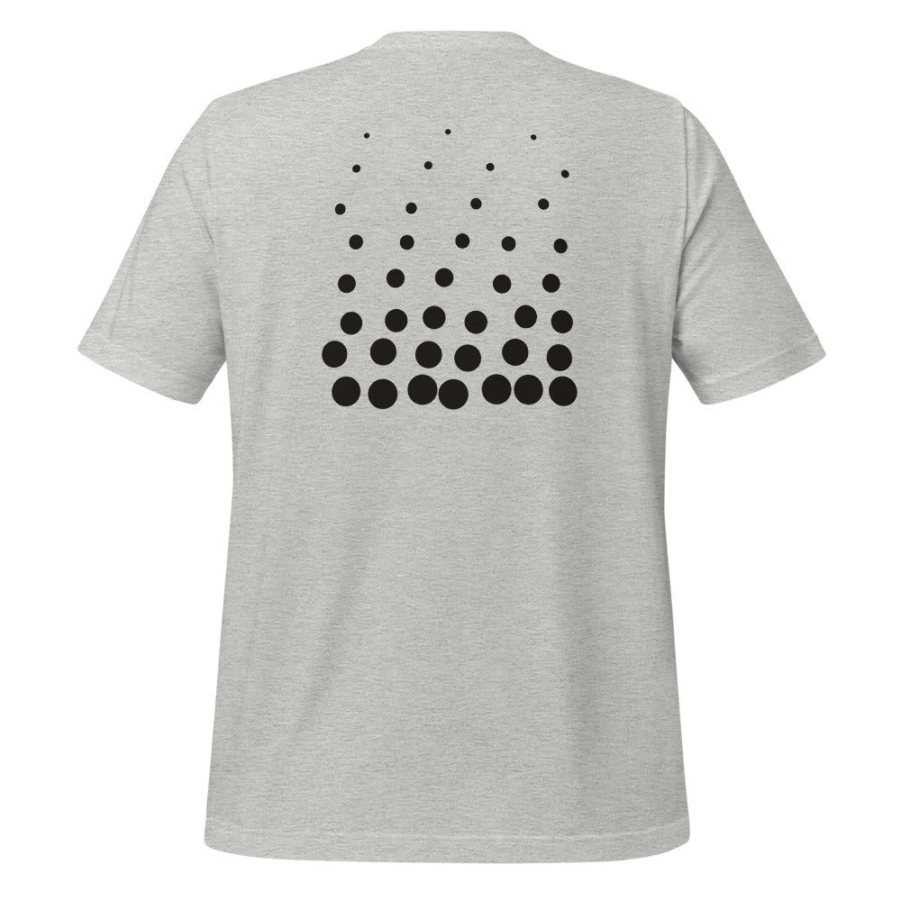 Drift tee, Athletic Heather, back print