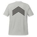 Wake tee, Athletic Heather, back print