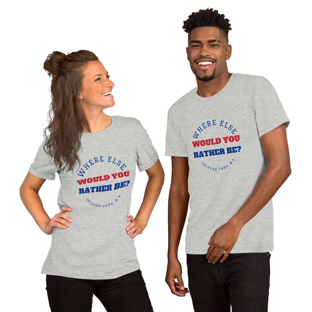 Athletic Heather front on model