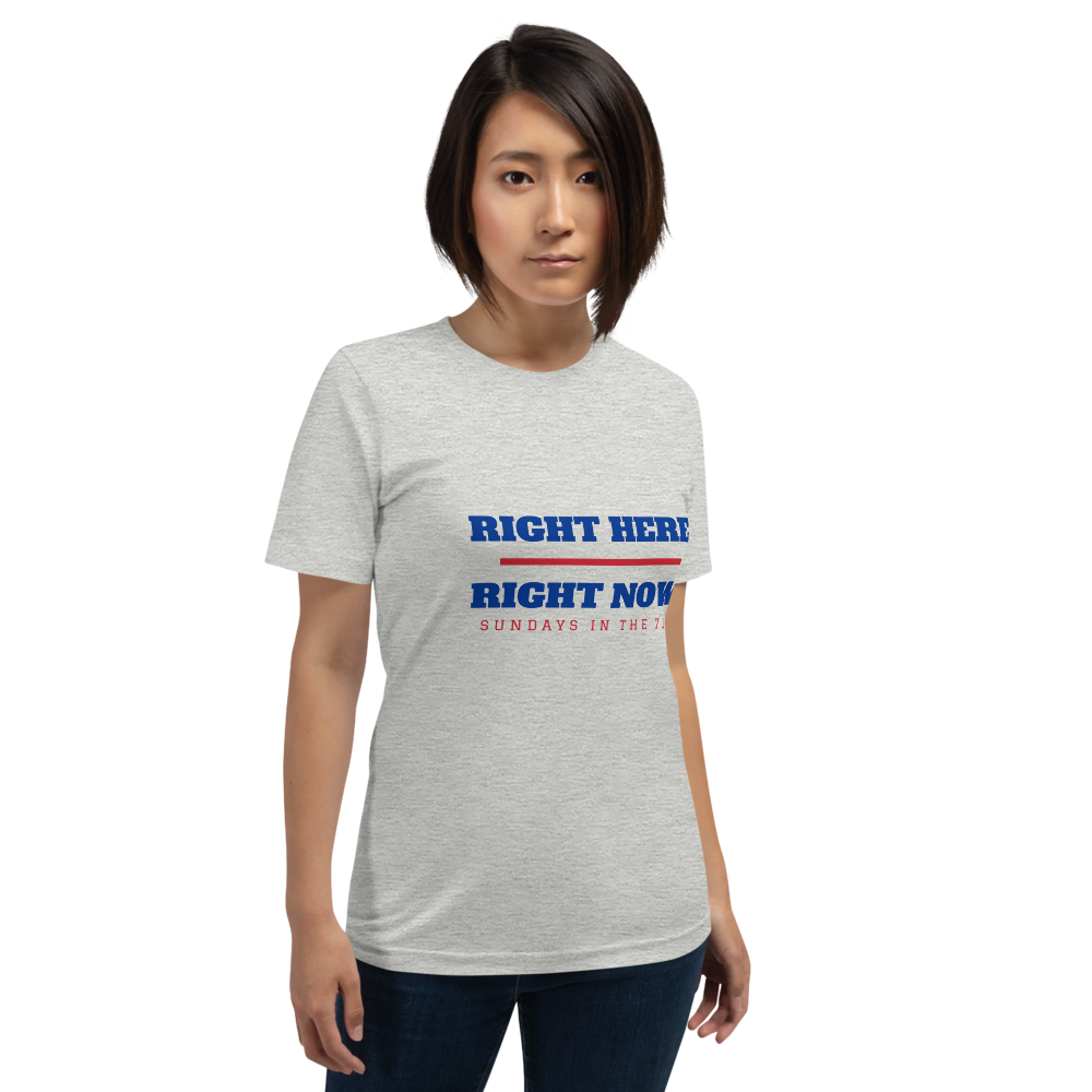 Athletic Heather front on model