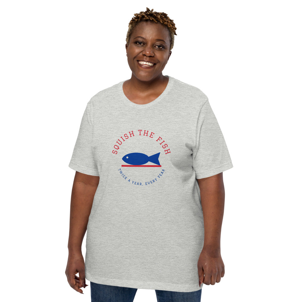 Athletic Heather front on model