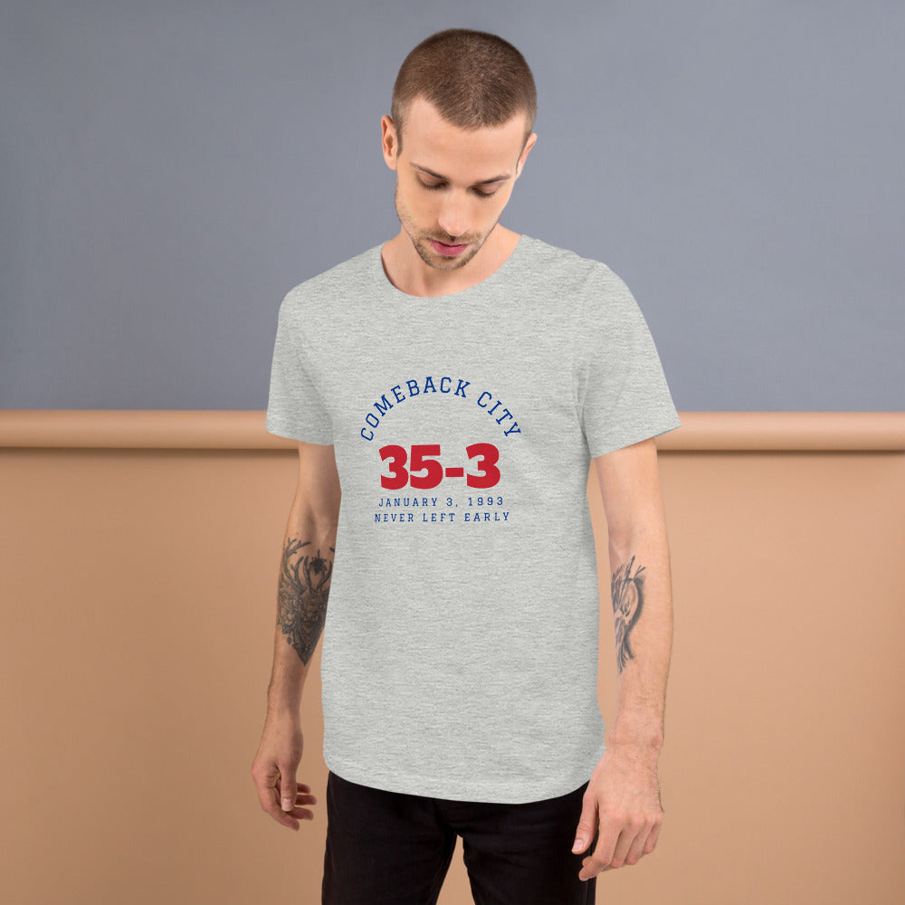 Athletic Heather front on model