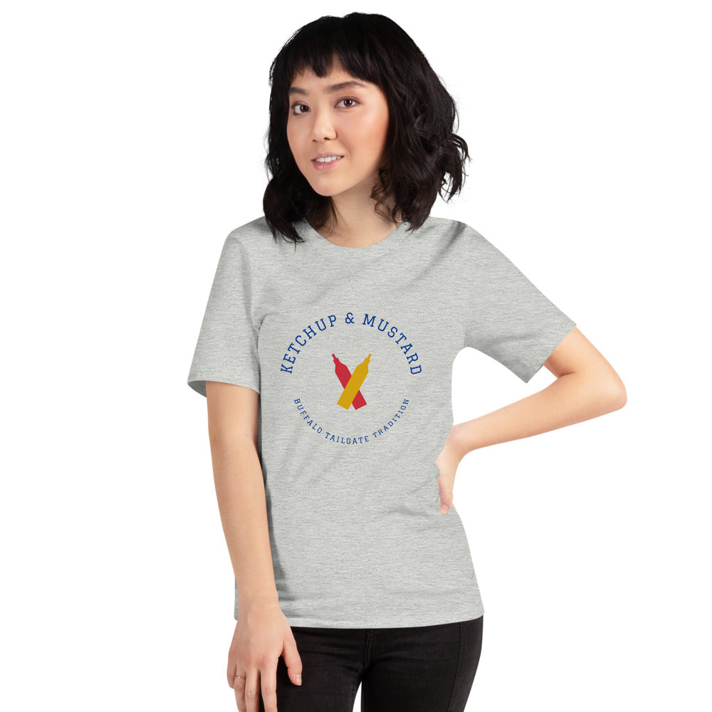 Athletic Heather front on model