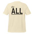 the ALL tee, Natural, back print