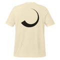 Horn tee, Natural, back print