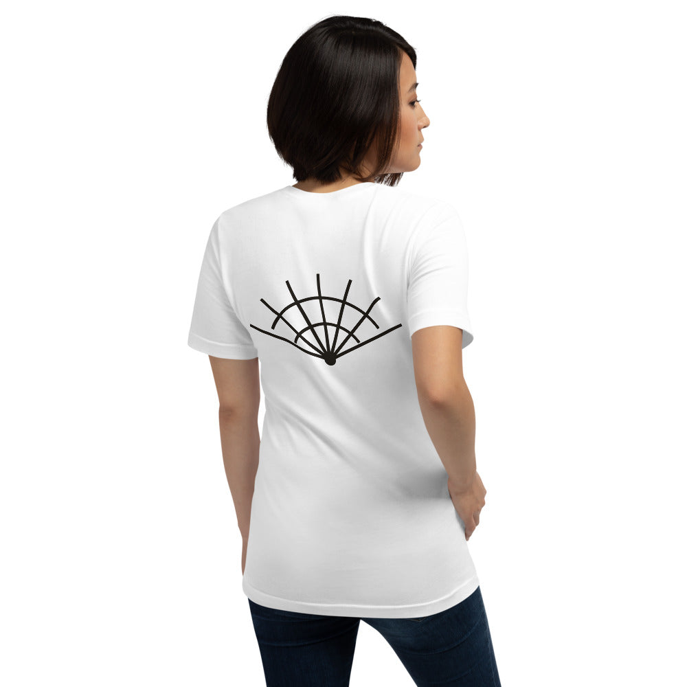 Radial tee, White, back on model
