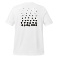 Drift tee, White, back print