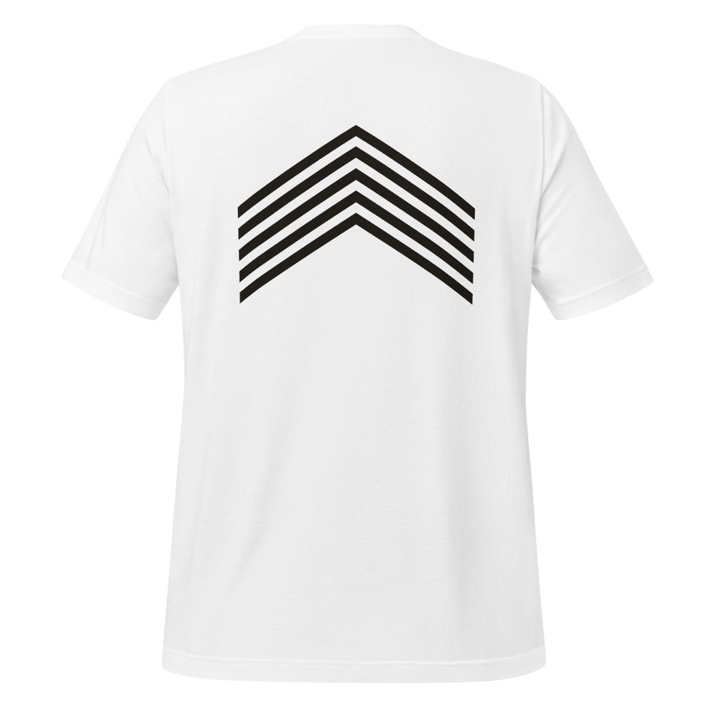 Wake tee, White, back print