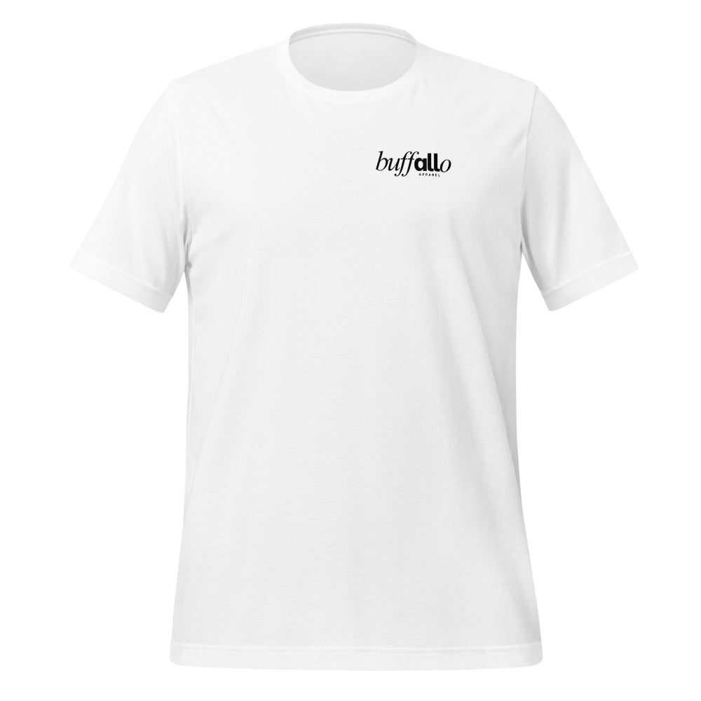 The Mark tee, White, left chest logo