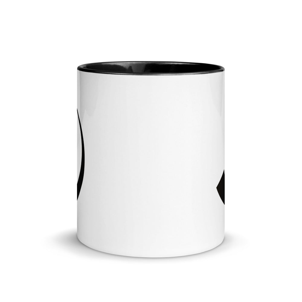 Horn mug, black inside