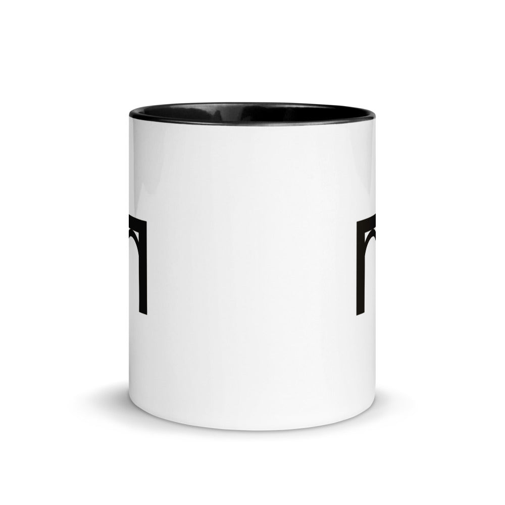 Span mug, black inside