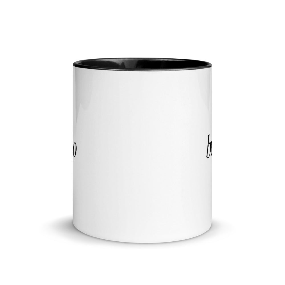 The Mark mug, black inside