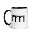 Span mug, black inside, side view