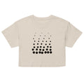 Drift Crop Top, Bone, front print