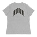 Wake Women's Relaxed Tee, Athletic Heather, back print