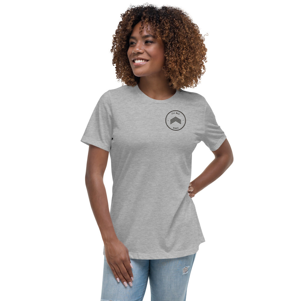 Wake Women's Relaxed Tee, Front on model